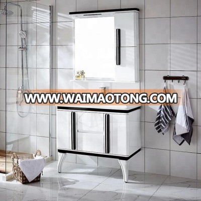 simple design black and white bathroom furniture